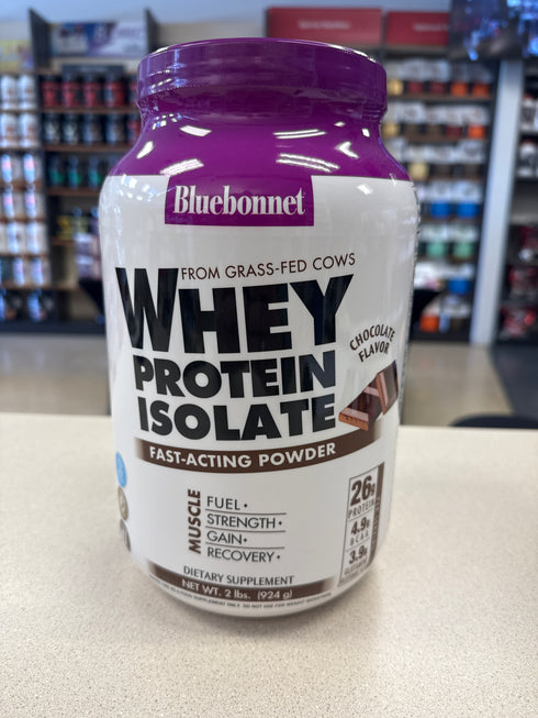 Bluebonnet Protein Whey Isolate 2lb Chocolate