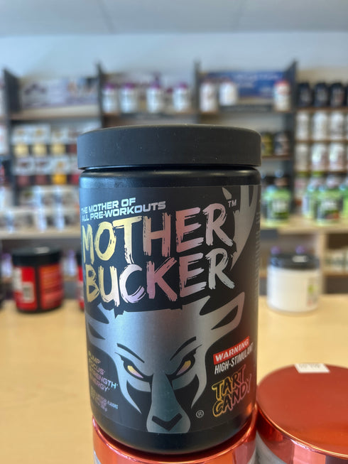 BUCKED UP MOTHER BUCKER PRE-WORKOUT, TART CANDY