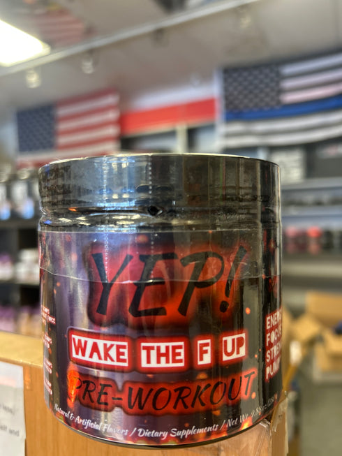 Yep! Wake The F Up pre-workout cherry bomb