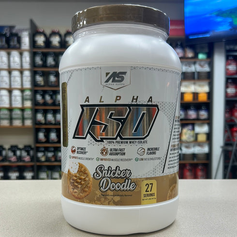 Alpha ISO 100% Premium Whey Isolate Snickerdoodle