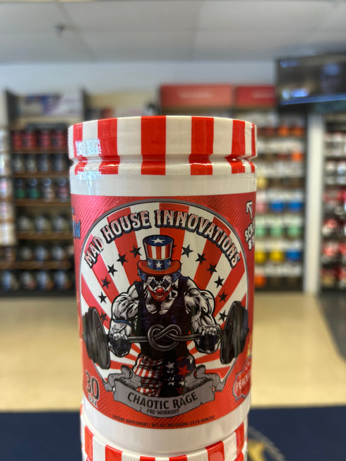 MAD HOUSE CHAOTIC RAGE Pre-Workout Peach Blast
