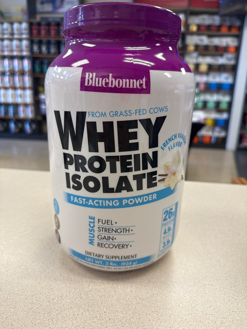 Bluebonnet Protein Whey Isolate 2lb Vanila