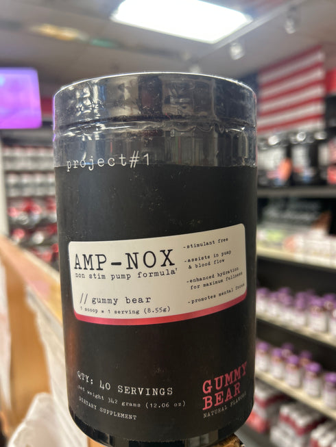 Amp-Nox non stim pump formula gummy bear