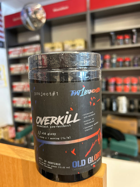 Project #1 Overkill stimulant pre-workout Old Glory