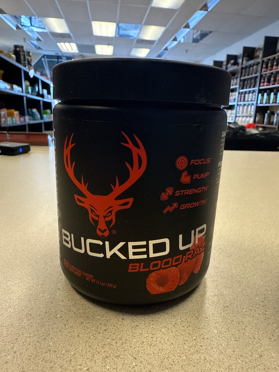 Bucked Up Blood Raz: Intense Pre-Workout Fuel – Semper Fi Nutrition
