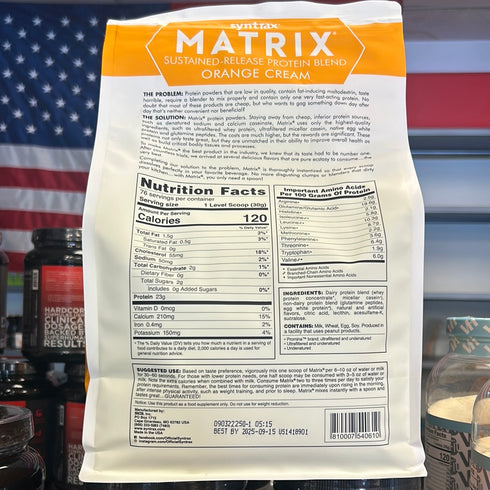 Syntrax Matrix Orange Cream