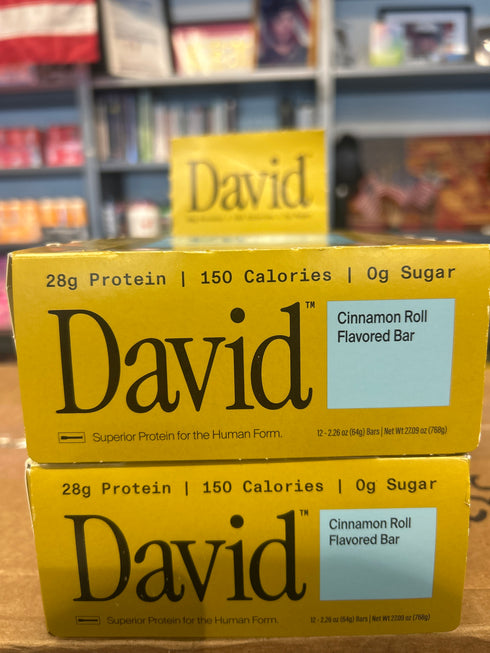 David Protein
Protein Bar - Cinnamon Roll