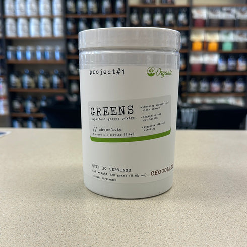 Project #1 Organic Superfood Greens Powder Chocolate 30 Servings