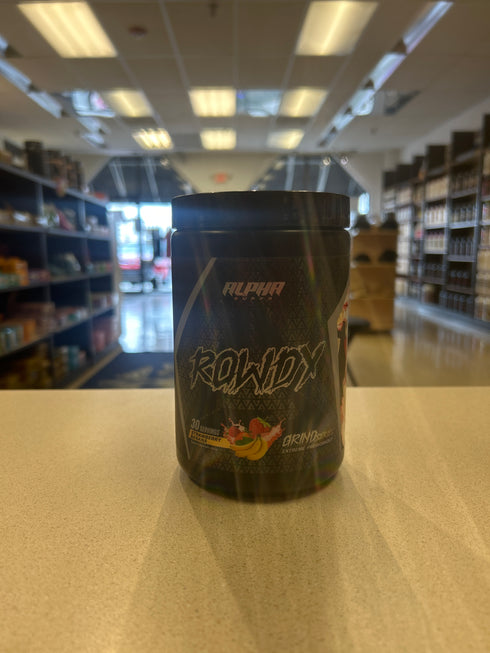 Alpha Supps Rowdy strawberry banana