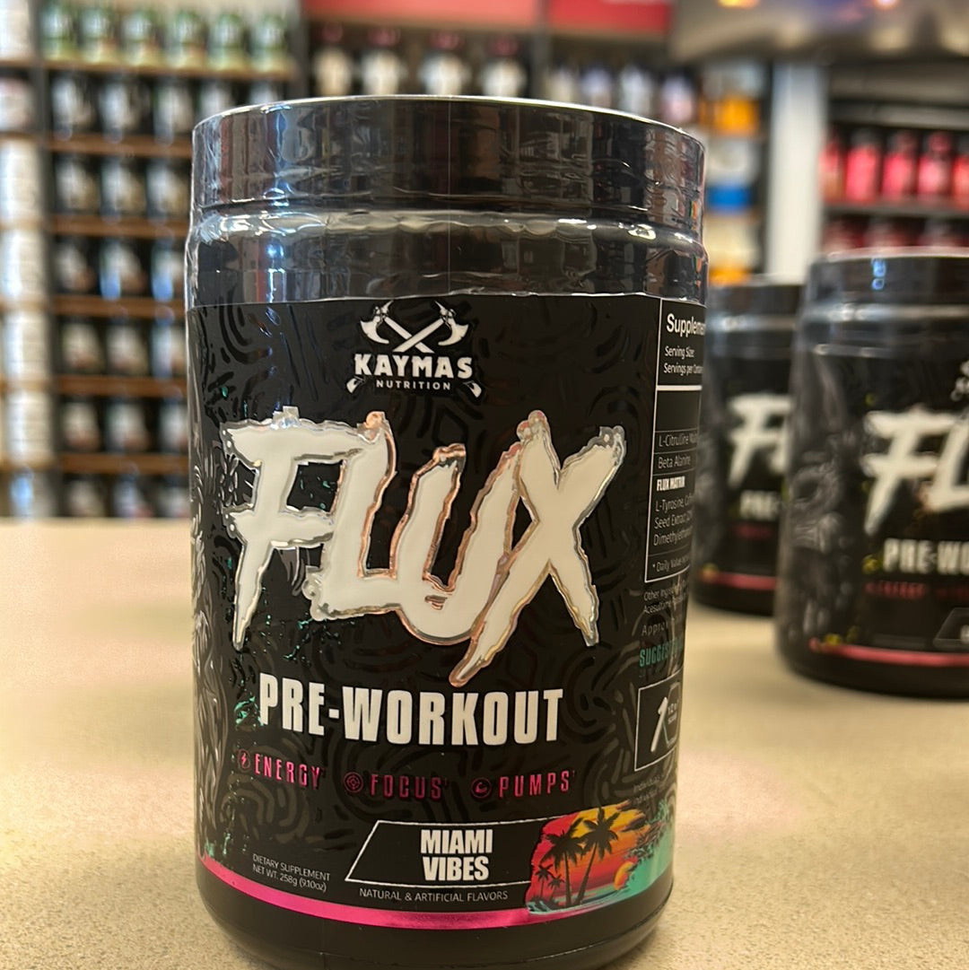Kaymus Nutrition Flux PreWorkout Miami Vibes Semper Fi Nutrition