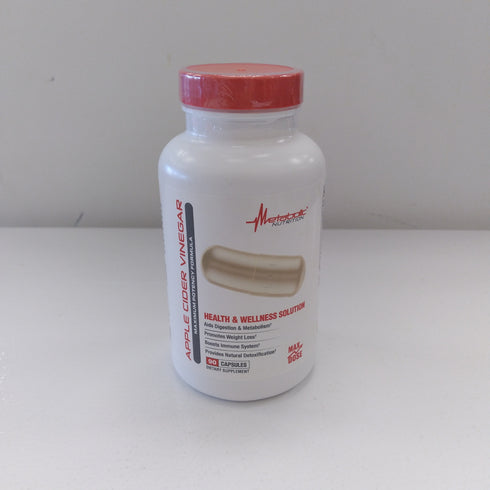 Metabolic Nutrition Apple Cider Vinegar Maximum Potency Formula 90 Capsules