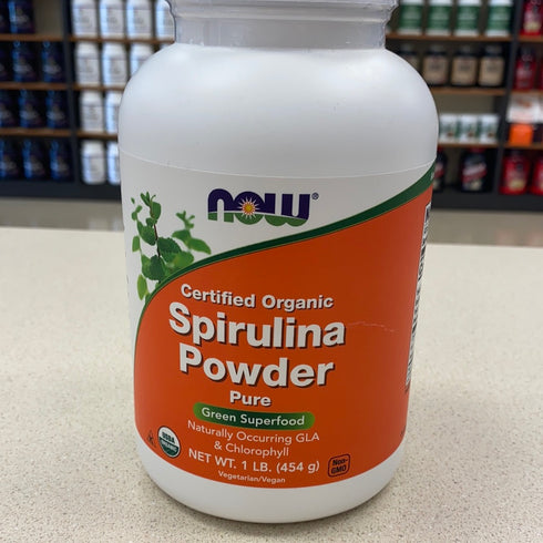 Now Foods, Spirulina Powder Organic, 16 Ounce