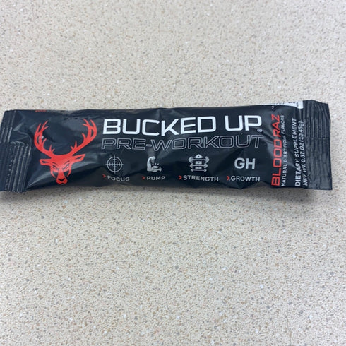 Bucked Up Preworkout Single Pack Blood Raz