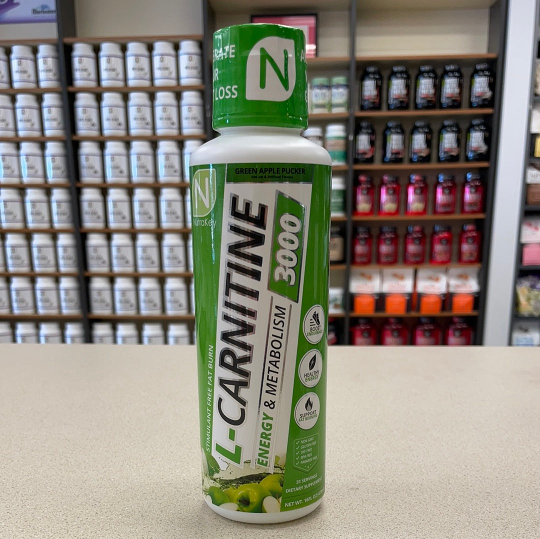 Online NutraKey LCarnitine 3000 Green Apple Supplements Store