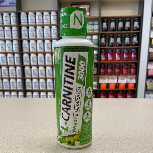 NutraKey L-Carnitine 3000 Green Apple - 16 Fl Oz