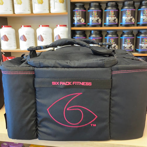 6 Pack Fitness Innovator 300 Meal Prep Management System (Black/Neon Pink)