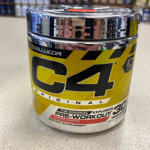 C4 Original Pre Workout Powder Cherry Limeade | Vitamin C for Immune Support | Sugar Free Preworkout Energy for Men & Women | 150mg Caffeine + Beta Alanine + Creatine | 30 Servings