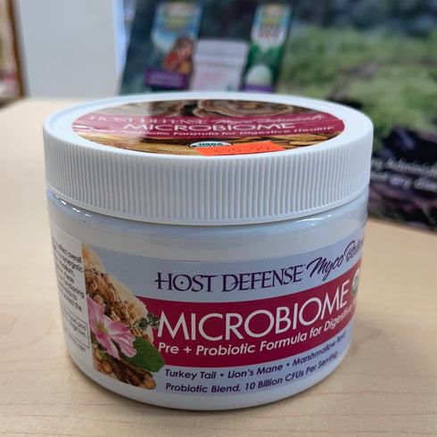 Host Defense, MycoBotanicals Microbiome Powder, Digestive Support with Probiotics and Superfood Mushroom Mycelium