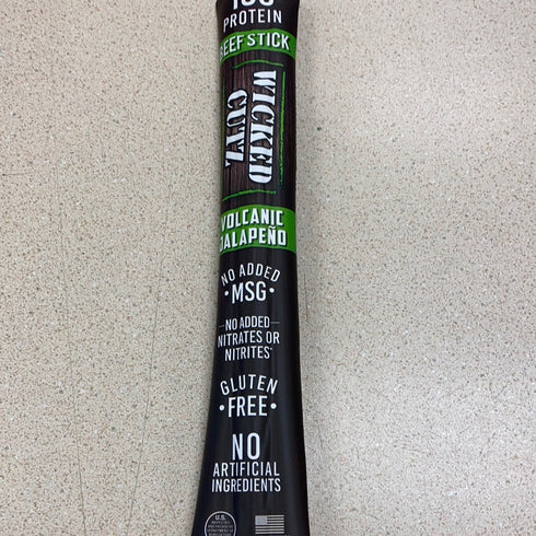 Wicked Cutz Volcanic Jalapeño Beef Stick