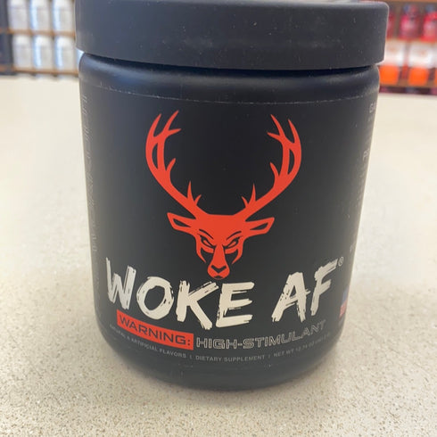 Woke AF High Stimulant Preworkout Blood Raz