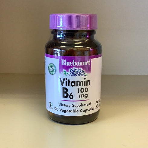 Bluebonnet Vitamin B6 100mg - 90 Caps