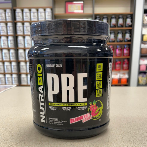 NutraBio PRE Pre-Workout - Dragonfruit Candy
