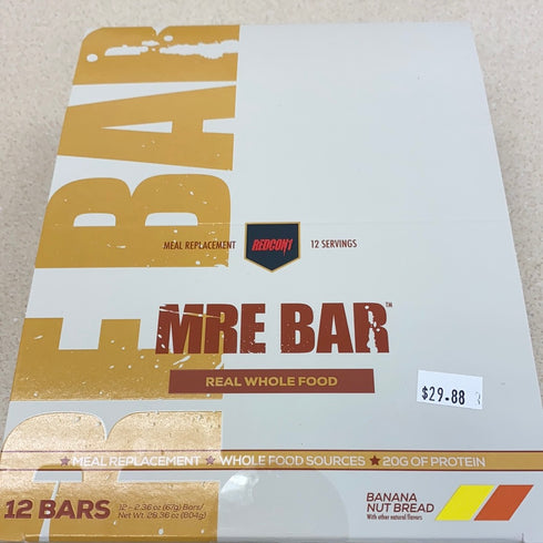Redcon1 MRE BAR 12 bars Banana Nut Bar