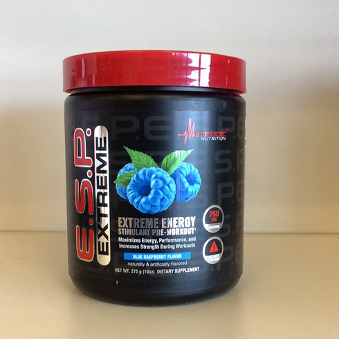 Metabolic Nutrition E.S.P. Extreme Stimulant Pre-Workout -  Blue Raspberry