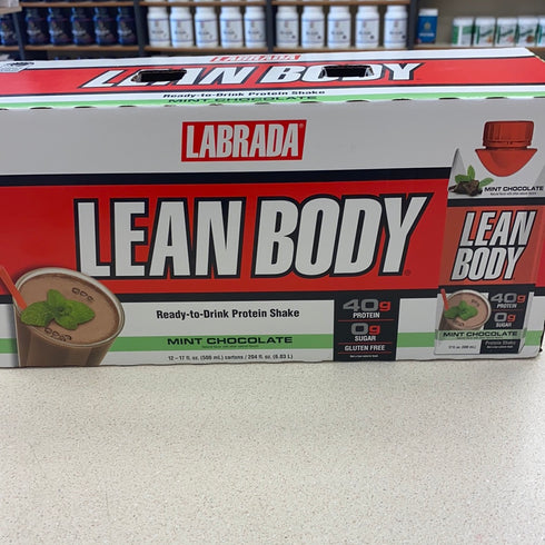 Labrada Lean Body 17oz Rtds Mint Chocolate 12 pack