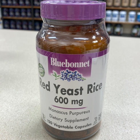 Bluebonnet Red Yeast Rice 600mg 120 Vegetable Capsules