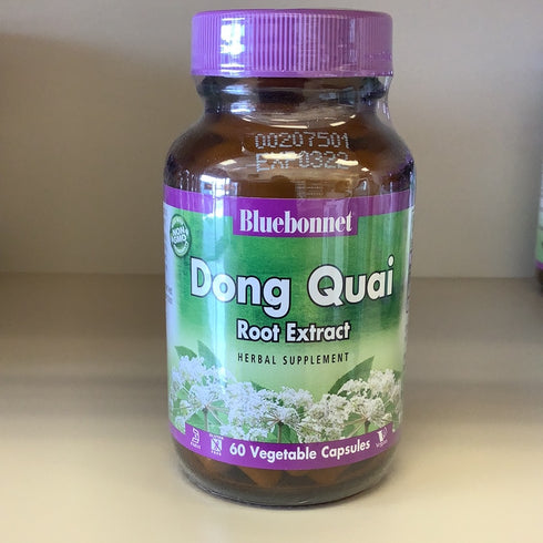 BlueBonnet Dong Quai Root Extract Supplement, 60 Count