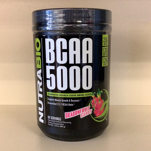 NutraBio BCAA 5000 - Dragonfruit Candy