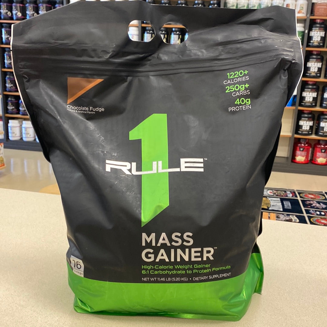 Rule1 Mass Gainer Chocolate Fudge Semper Fi Nutrition