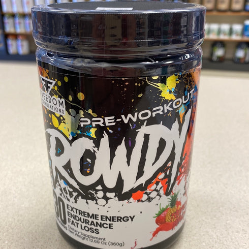 Freedom Formulations Rowdy Extreme Energy, Endurance, Fat Loss Tropical Punch
