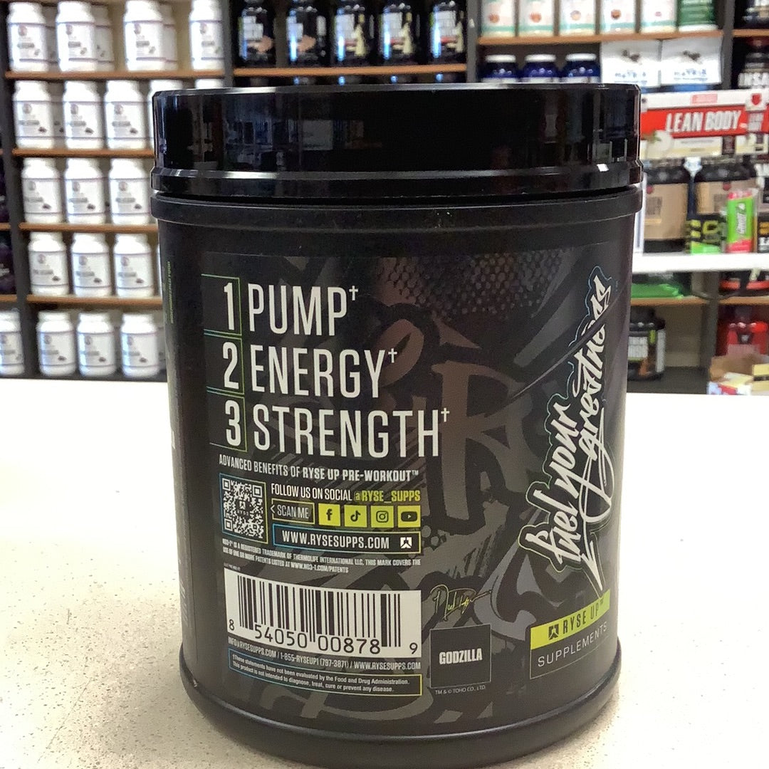 RYSE Godzilla monster Berry lime Semper Fi Nutrition