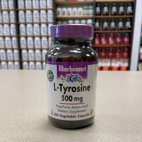 Bluebonnet L-Tyrosine 500mg - 100 Caps