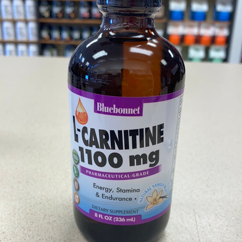Bluebonnet L-Carnitine 1100mg Liquid 8oz