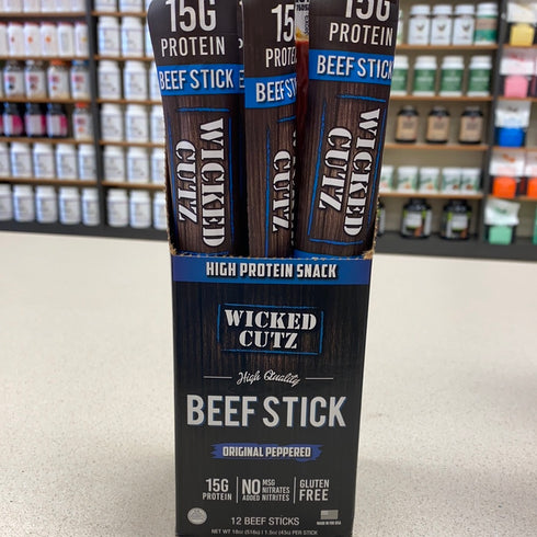 Wicked Cutz Original Pepper Beef Sticks