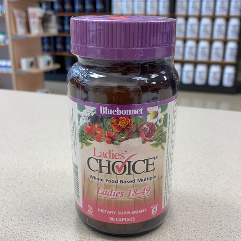 Bluebonnet Nutrition Ladies' Choice Whole Food-Based Multiple for Women 18-49, 90 Count