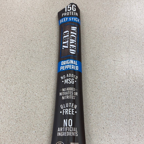 Wicked Cutz Original Peppered Beef Stick Single Serving