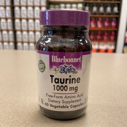 Bluebonnet Taurine 1000mg - 50 Caps