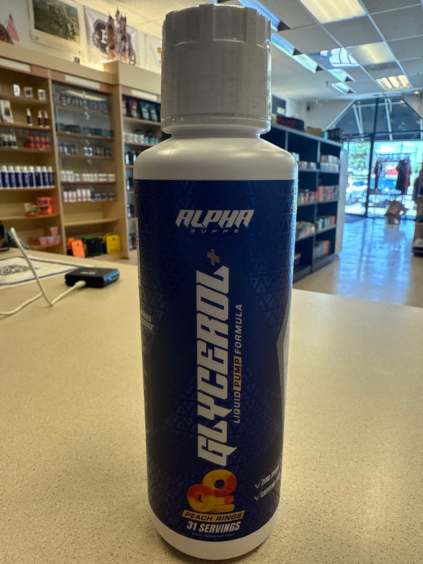 Alpha Supps Liquid Glycerol Peach Rings 31 Servings