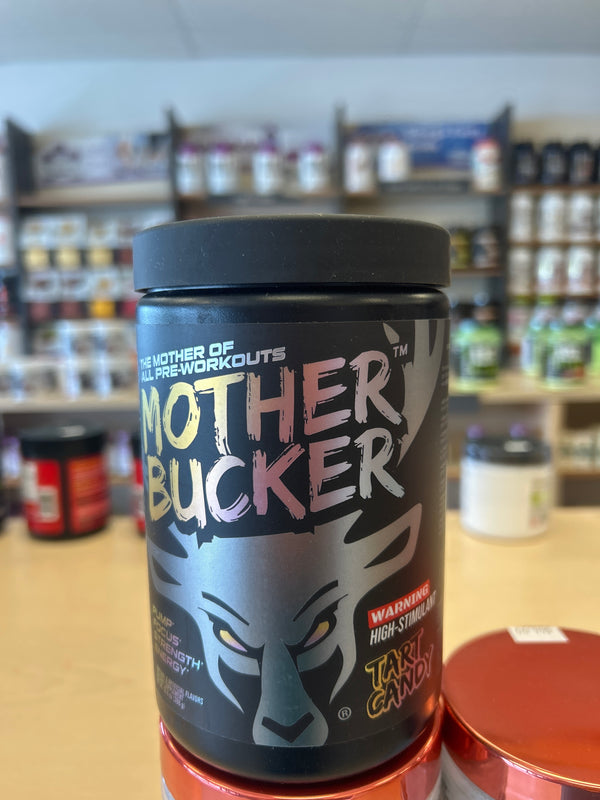BUCKED UP MOTHER BUCKER PRE-WORKOUT, TART CANDY