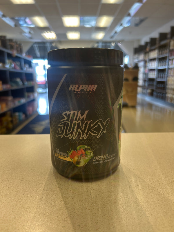 Alpha Supps Stim Junky strawberry kiwi