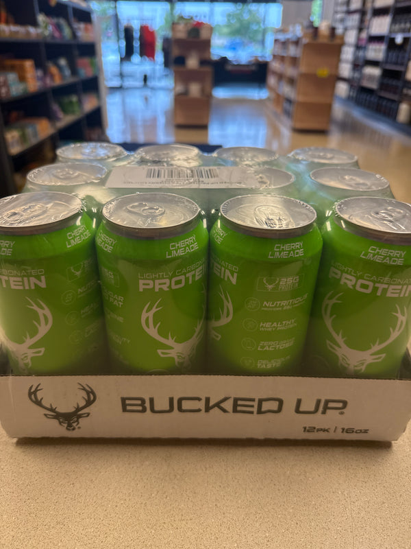 Bucked Up Protein Drinks Cherry Limeade 12pk