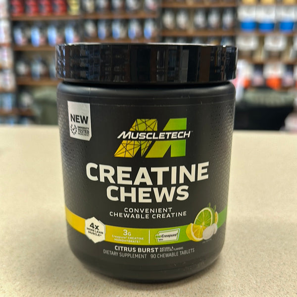 Muscle Tech Creatine Chews Citrus Burst 30 servings