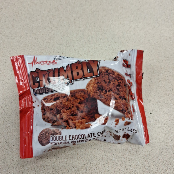 Metabolic Nutrition Crumbly Protein Bar Double Chocolate Chip