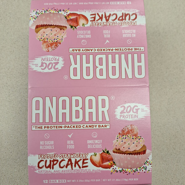 ANABAR Protein Packed Candy Bar Frosted Strawberry Shortcake