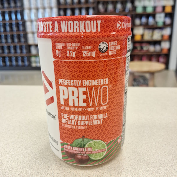 Dymatize Pre Workout PreWo Sweet Cherry Lime