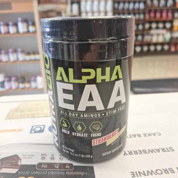 NutraBio Alpha EAA Strawberry Lemon Bomb